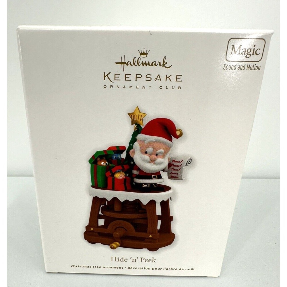 Hallmark Keepsake‎ Ornament 2011 MAGIC SOUND & MOTION HIDE N PEEK